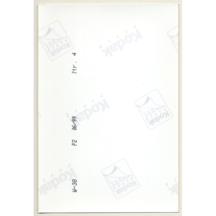 Slim Brunette Semi Nude Flashing Butt Outdoors (Vintage Photo Germany ~1990s)