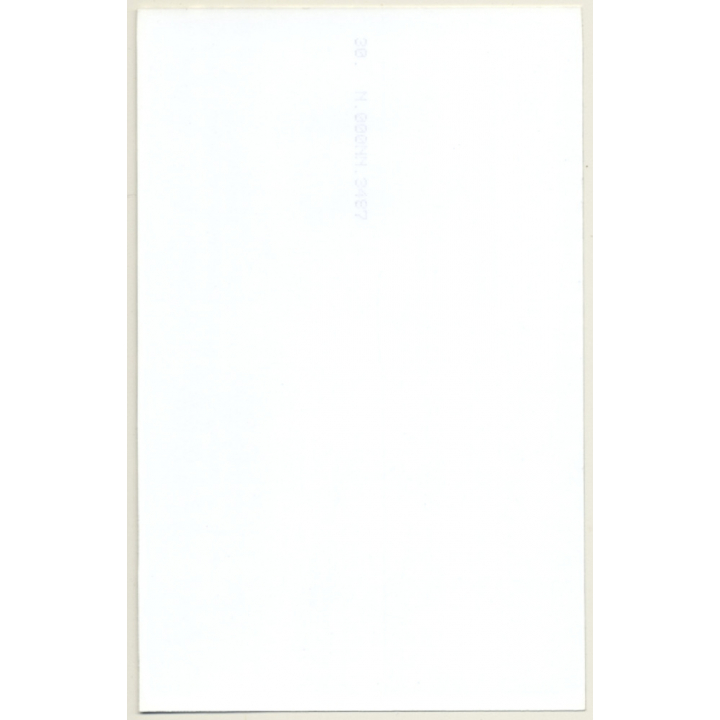 Rear View: Longhaired Nude / Butt - Psychedelic Curtain (Vintage Photo GDR ~1980s)