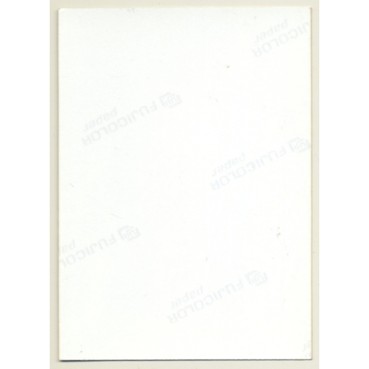 Rear View: Darkhaired Nude Kneeling On Faux Fur Blanket (Vintage Photo Germany ~1990s)