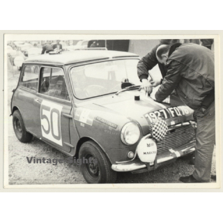 Rallye Du Limousin 1964: N°50 Austin Mini Cooper S / Monjoli - Guilhem (Vintage Photo)