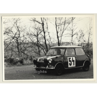 Rallye Du Limousin 1964: N°54 Austin Mini Cooper S (Vintage Photo)
