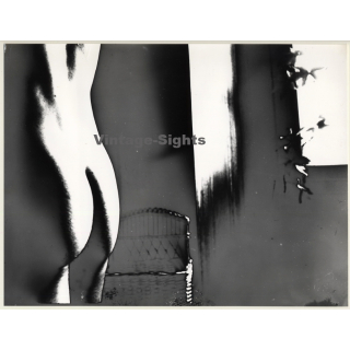 Jerri Bram (1942): Experimental Take Of Nude Females' Butt (Vintage Photo ~1970s)