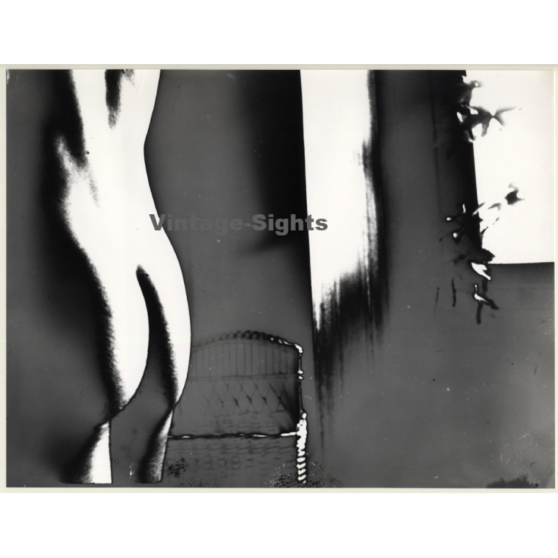 Jerri Bram (1942): Experimental Take Of Nude Females' Butt (Vintage Photo ~1970s)