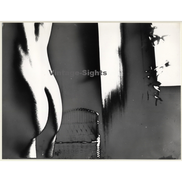 Jerri Bram (1942): Experimental Take Of Nude Females' Butt (Vintage Photo ~1970s)