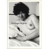 Cheeky Nude Curlyhead In Bed / Freckles - Tomboy (Vintage Photo ~1980s)