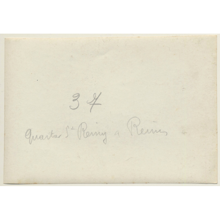 Reims / France: Quartier St. Remy / Aerial Bird View (Vintage Photo ~1930s)