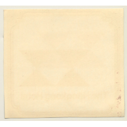 Hong Kong: The Hongkong Hotel (Vintage Self Adhesive Luggage Label / Sticker)