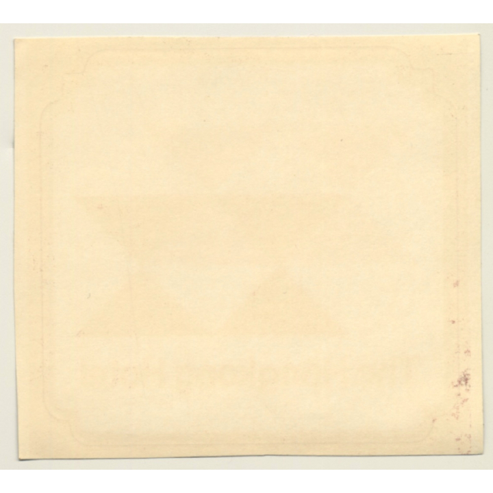 Hong Kong: The Hongkong Hotel (Vintage Self Adhesive Luggage Label / Sticker)