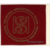 Singapore: Hilton International Hotel (Vintage Self Adhesive Luggage Label / Sticker)