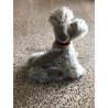 Vintage Steiff Snobby Dog / Schnauzer With Button & Tag 5335.05  ~1950s/1960s