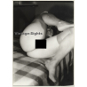 Nude Female On Bed / Butt - Nylons (Vintage Photo GDR ~1970s/1980s)