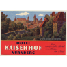 Nürnberg / Germany: Hotel Kaiserhof (Vintage Luggage Label)