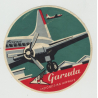Garuda Indonesian Airways (Vintage Luggage Label)