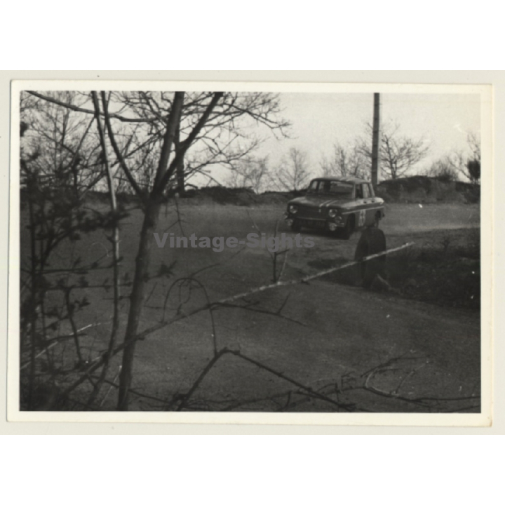 Rallye Du Limousin 1964: N°63 Renault 8 Gordini (Vintage Photo)