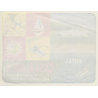 Santa Ponsa - Mallorca / Spain: Hotel Casablanca (Vintage Luggage Label ~1950s/1960s)