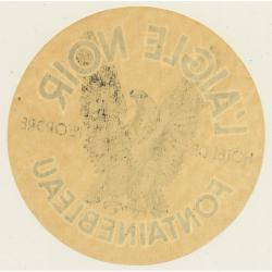 Fontainebleau / France: L'Aigle Noir - Eagle (Vintage Luggage Label)