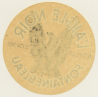 Fontainebleau / France: L'Aigle Noir - Eagle (Vintage Luggage Label)