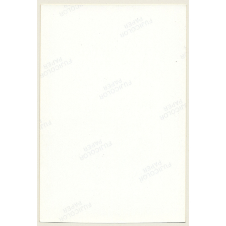 Slim Dark-Skinned Nude Standing / Braids (Vintage Photo France 1990s)