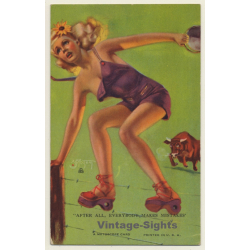 Zoe Mozert: After All, Everybody Makes Mistakes / Pin-Up - Risqué (Mutoscope Card PC)
