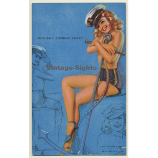 K.O. Munson: Who Said Anchors Away? / Pin-Up - Risqué (Mutoscope Card PC)