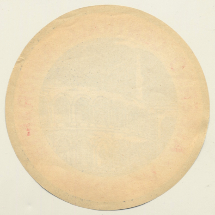 Verona / Italy: Albergo Centrale Ristorante (Vintage Luggage Label)