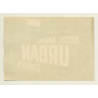 Zürich / Switzerland: Hotel Garni Urban - Zurich (Vintage Luggage Label)