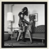 2 Racy Females In Catfight & Bondage Session*2 / Lacquer - BDSM (Vintage Contact Sheet Photo 1970s)