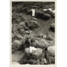 Congo: Indigenous Men Doing Laundry Outdoors (Vintage Press Photo 1968)