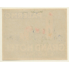 Palermo / Italy: Grand Hotel & Des Palmes (Vintage Luggage Label ~1940s)