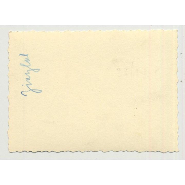 Bedouin Racing On His Donkey / Caftan - Turban (Vintage Photo B/W)