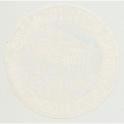 Grand Hotel Tremezzo - Lago Di Como / Italy (Vintage Luggage Label)