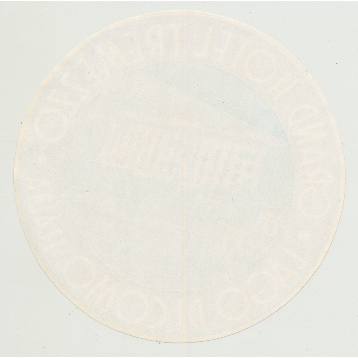 Grand Hotel Tremezzo - Lago Di Como / Italy (Vintage Luggage Label)
