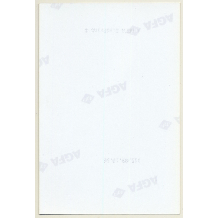 Slim Brunette Semi Nude Pulls Down Panties (Vintage Photo Germany ~1990s)