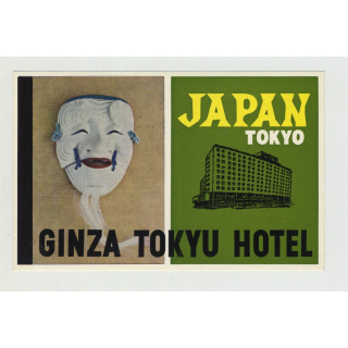 Ginza Hotel Tokyu - Tokyo / Japan (Vintage Luggage Label)