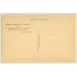 French Equatoriale Francaise: Oubangui Chari - Boubou Woman With Urn Of Husband (Vintage PC)
