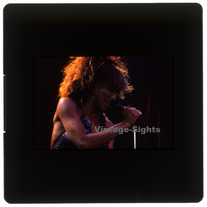 Tina Turner On Stage*4 / Private Dancer Tour 1985 (Vintage Diapositive)