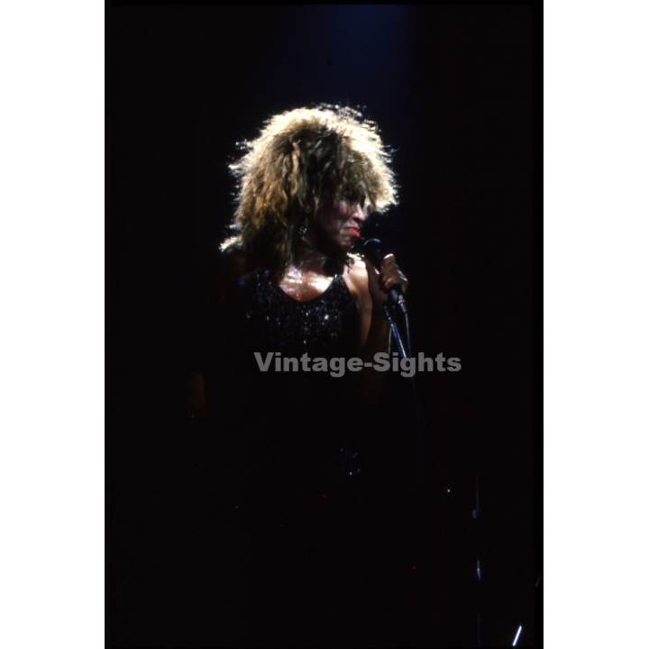 Tina Turner On Stage*5 / Private Dancer Tour 1985 (Vintage Diapositive)