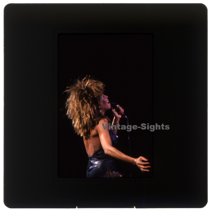 Tina Turner On Stage*6 / Private Dancer Tour 1985 (Vintage Diapositive)