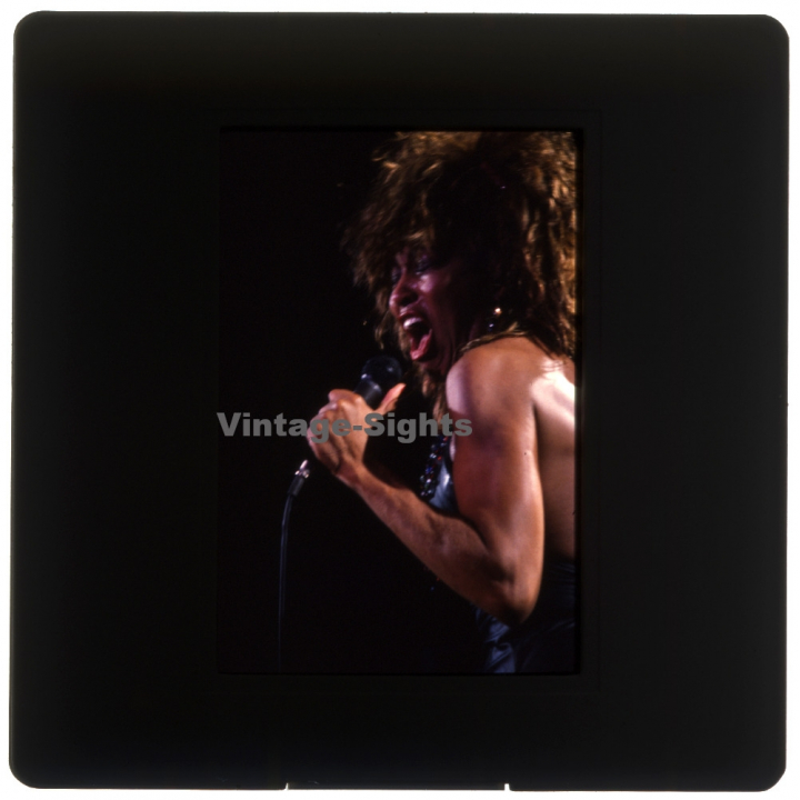 Tina Turner On Stage*8 / Private Dancer Tour 1985 (Vintage Diapositive)