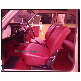 Toyota Corolla 1st Gen. Advertisment / Baseball -  Kid (Vintage Large Format Diapositive ~1960s)