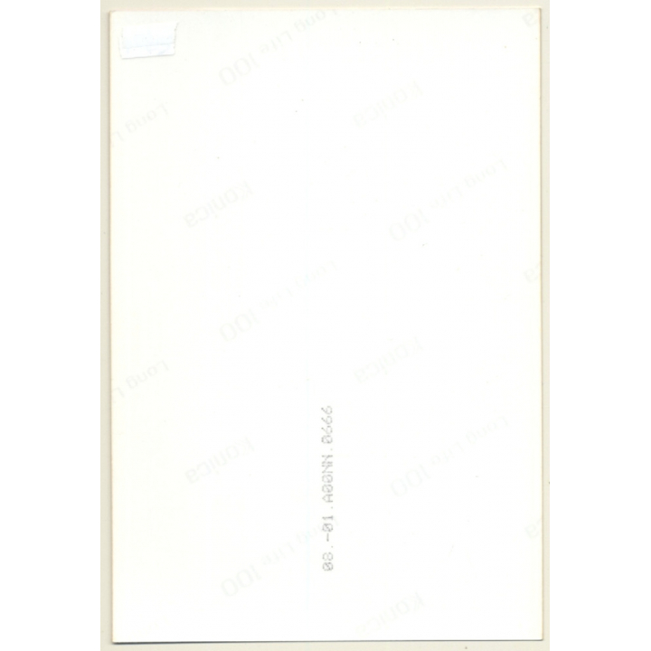 Semi Nude In The Squats / White Lingerie - Ponytails (Vintage Photo France ~1990s)