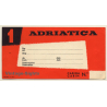 Adriatica 1st Class Cabin (Vintage Shipping Line Luggage Label)