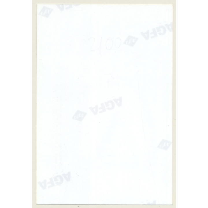 Rear View: Semi Nude Brunette Kneels On Bed / Thighs - Stilettos (Vintage Photo Germany ~1990s)