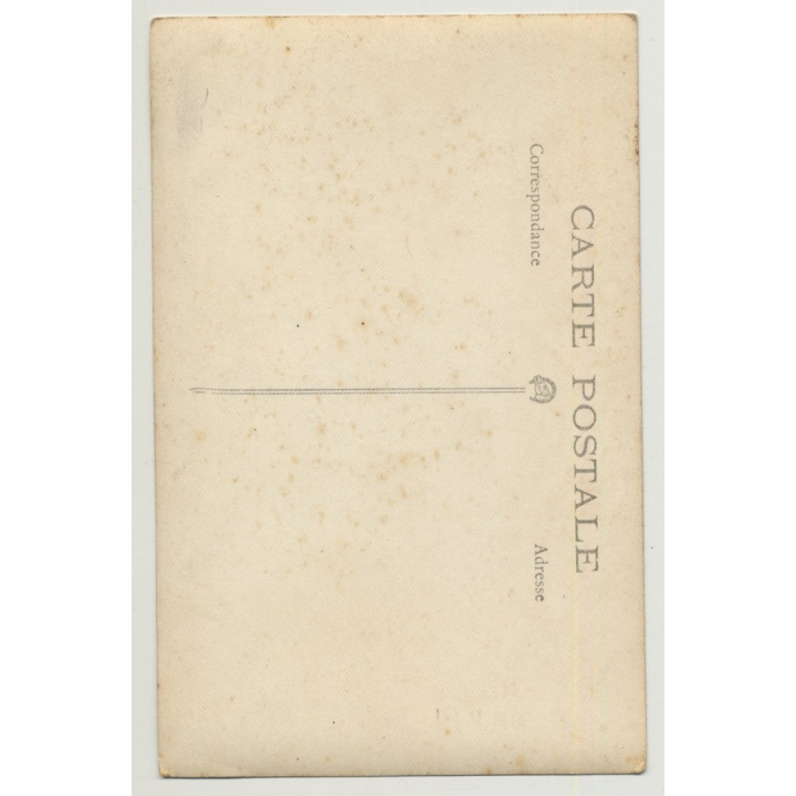 Mother & Daughter Together W. Teddy Bear (Vintage Real Photo PC 20s/30s)