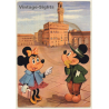 Walt Disney: Mickey Mouse & Minnie On Italian Marketplace (Vintage PC 1962)
