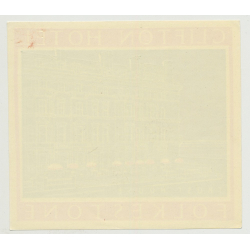 Clifton Hotel (Trust House) - Folkstone / Great Britain (Vintage Luggage Label 1950s)