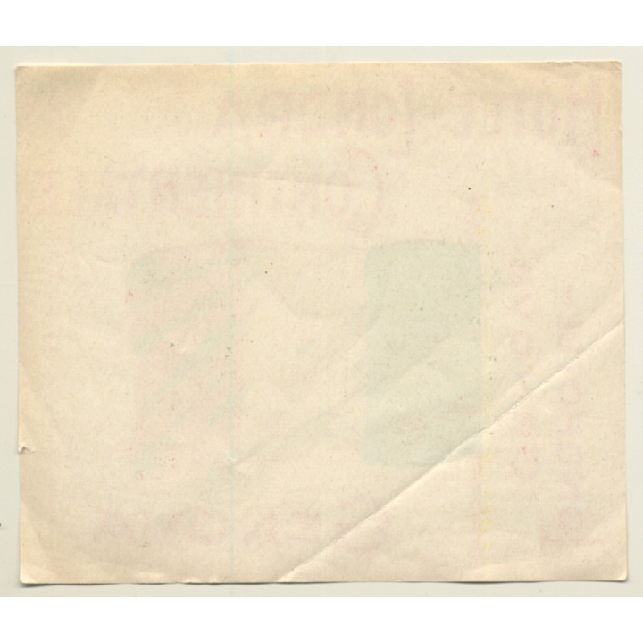 Genova / Italy: Hotel-Londra Continentale - Londhotel*2 (Vintage Luggage Label)