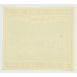 Bruford Bridge Hotel (Trust House) - Box Hill / Great Britain (Vintage Luggage Label 1950s)