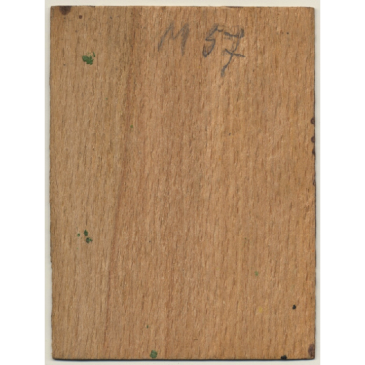 Little Chick On Meadow (Small Vintage Oil Painting 1957)