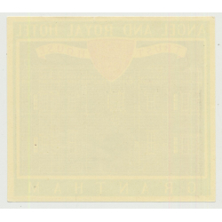 Angel And Royal Hotel (Trust House) - Grantham / Great Britain (Vintage Luggage Label 1950s)